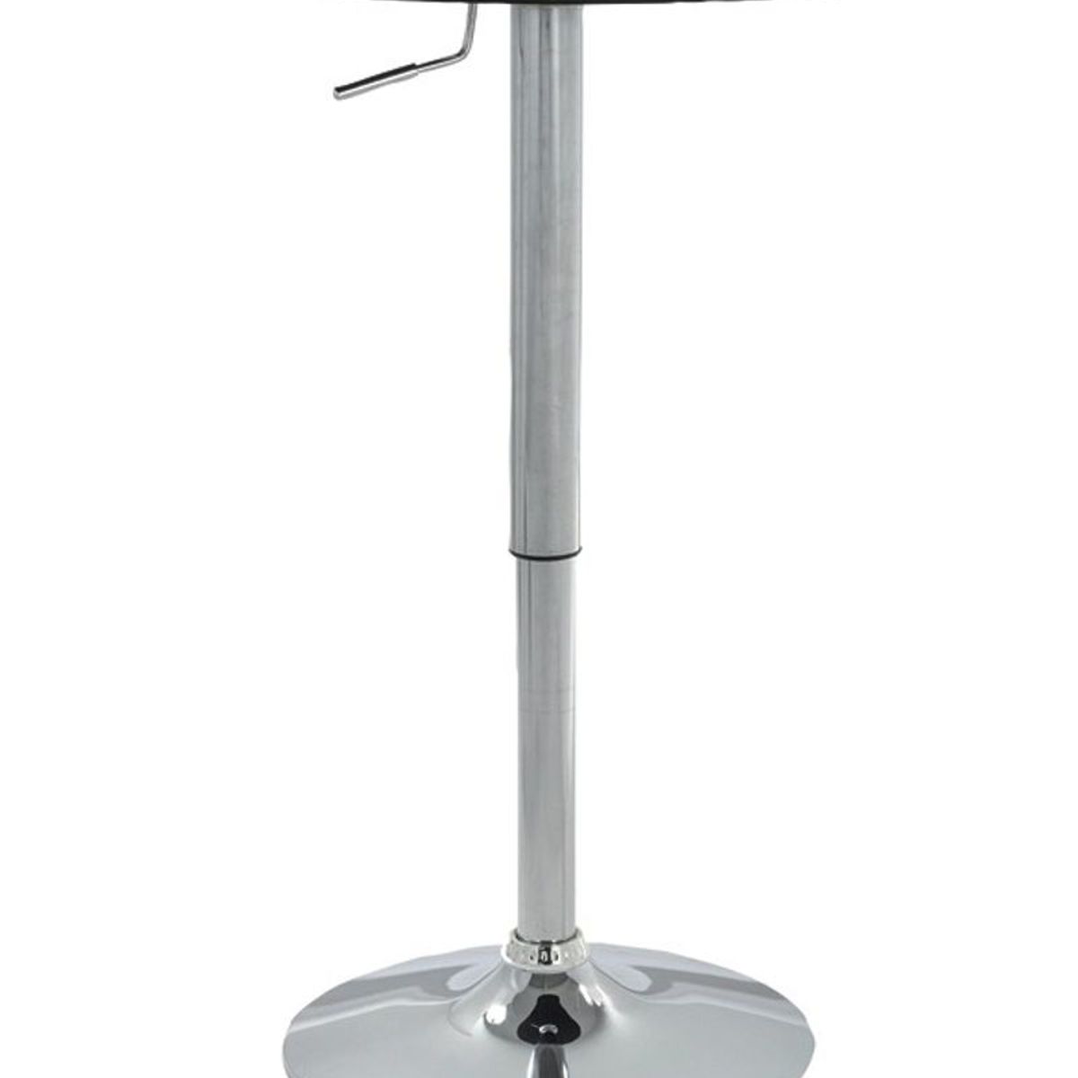 ARTIHOGAR - Mesa de Bar Altura de Luxe Metal Regulable 60cm Diámetro Negra