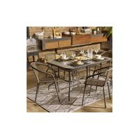 Juego De Comedor Para Terraza/ Capacidad 6 Personas / NgHome