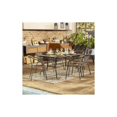 Imagen 2 del producto Juego De Comedor Para Terraza/ Capacidad 6 Personas / NgHome