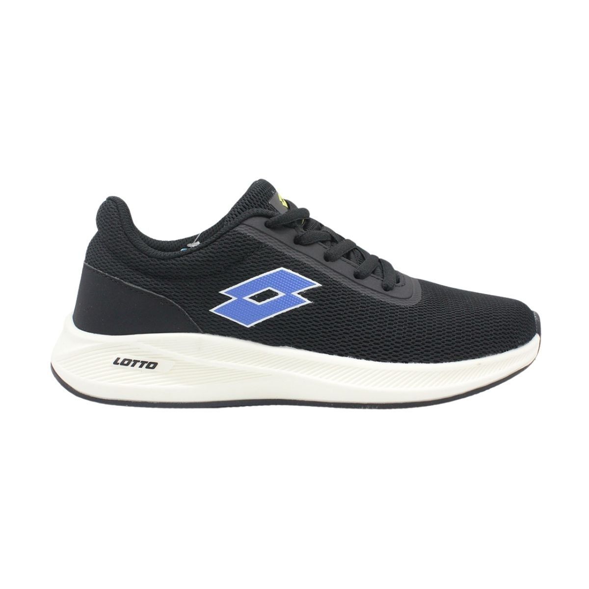 LOTTO - Zapatilla Running Juvenil Lotto - Challenge Negra Azul - Negro