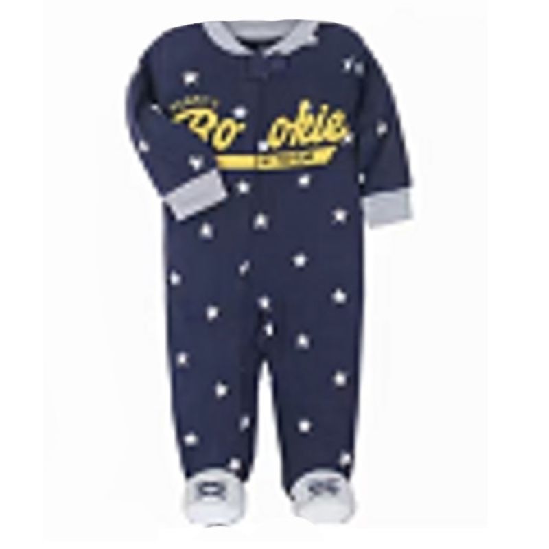 TEDMIMAK - pijama de algodon con cierre niño rookie de 0 a 9 meses