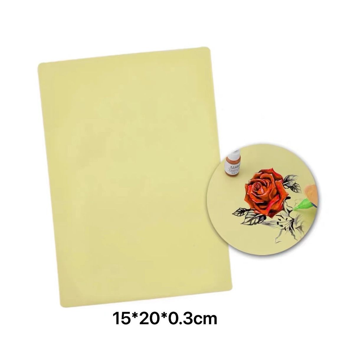 ZG STORE - Piel Sintetica 20x15 Cms A5 Tattoo Piel Practica Tatuaje 3mm