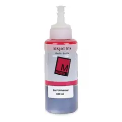 LOGIC - Tinta Universal Color Magenta Para Impresoras Epson-Canon-HP-Brother