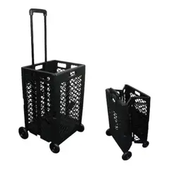 GENERICO - Carrito Feria Plegable Carga Yegua 25 Kg Supermercado