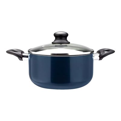 Imagen 2 del producto Batería De Cocina 7 Piezas Aluminio Azul Marino Antiadherente