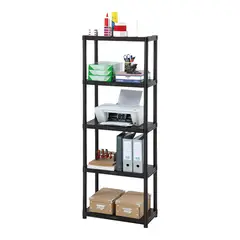 GENERICO - Estante - Rack - Repisa Plastica 5 Niveles 171x32x61cms
