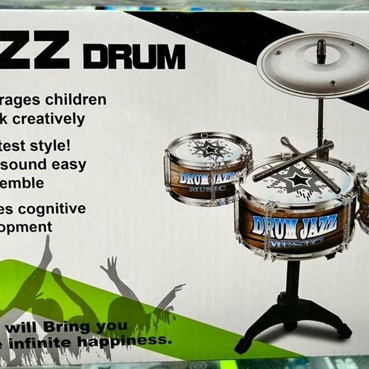 GENERICO - Mini Juego De Batería Musical Infantil Jazz Drum Niña Niños