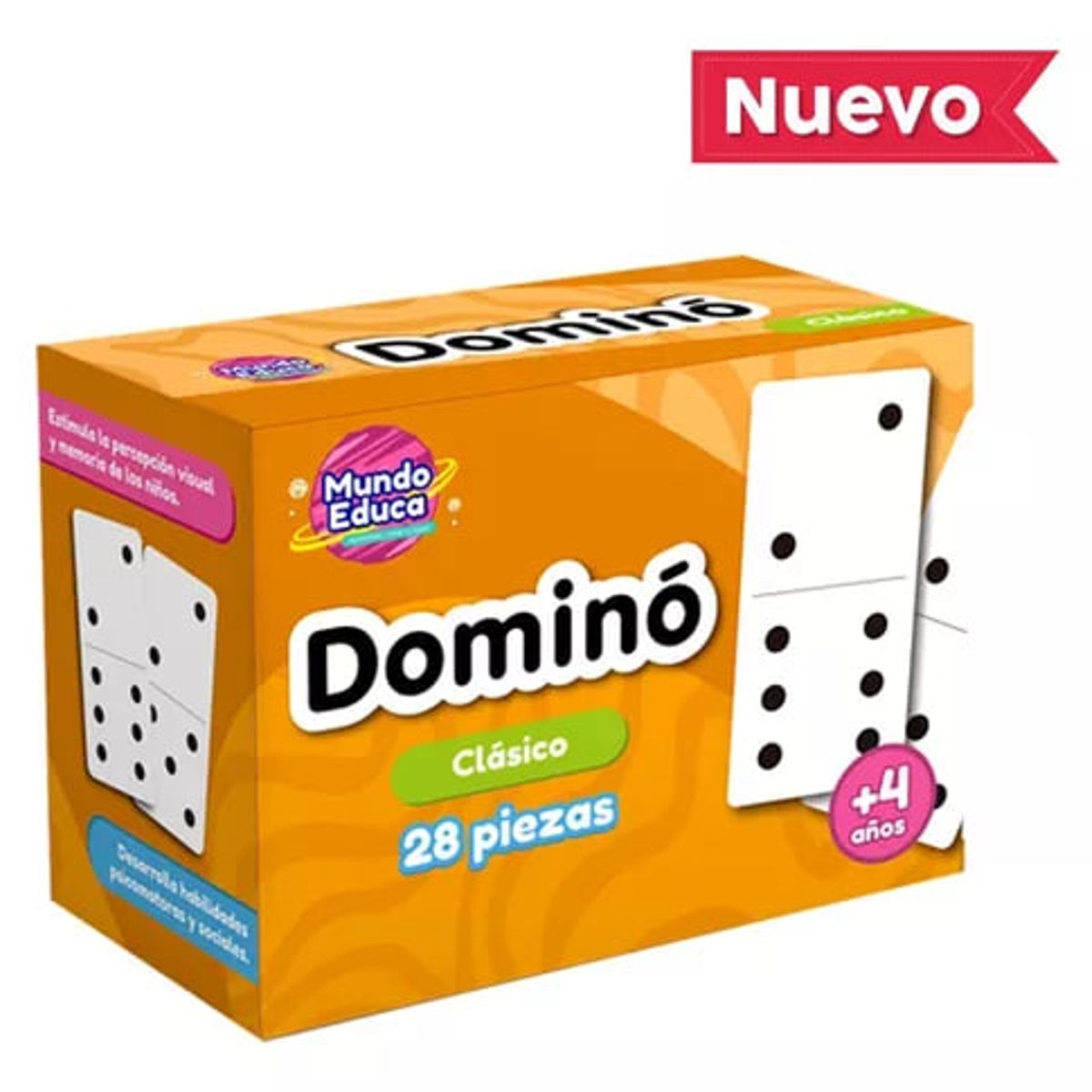 ADETEC - Pack Dominó 2 Temáticas Diferentes 28 Piezas Adetec