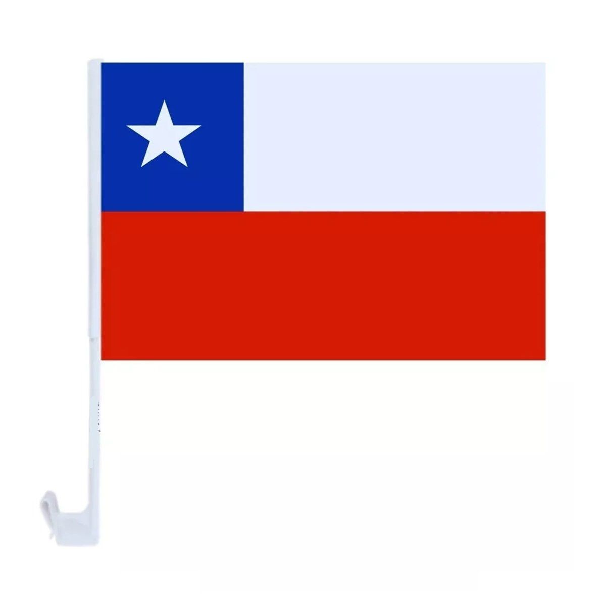 GENERICO - Pack X6 Banderas Chile Auto Fiestas Patrias Banderin 20x30cm