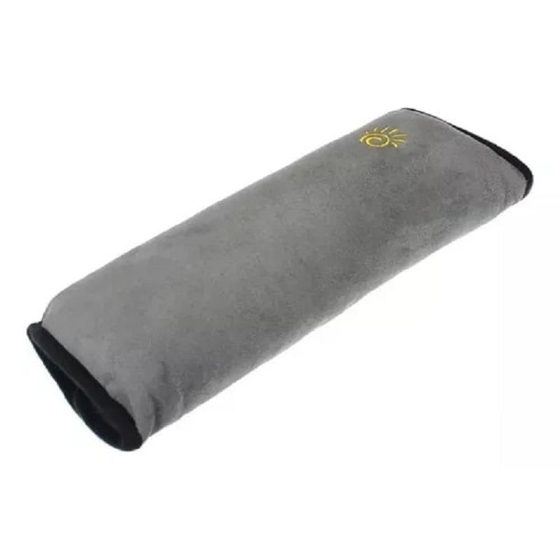 GENERICO - Cojín Cubre Cinturón Seguridad Para Viaje Niños 223644 Gris
