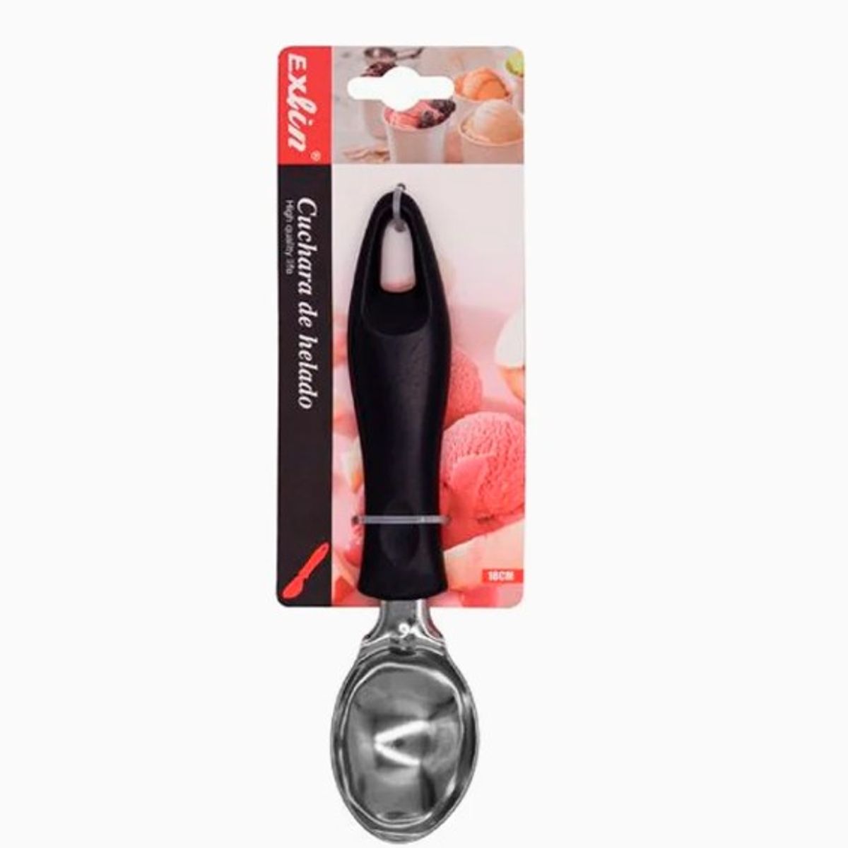 GENERICO - Cuchara De Helado Medida 18Cm