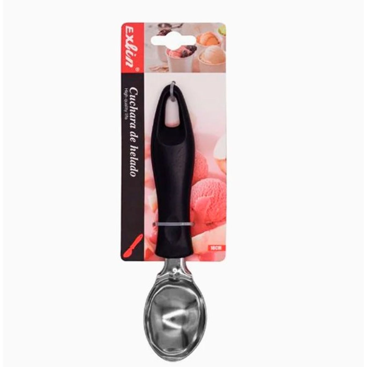 GENERICO - Cuchara De Helado Medida 18Cm