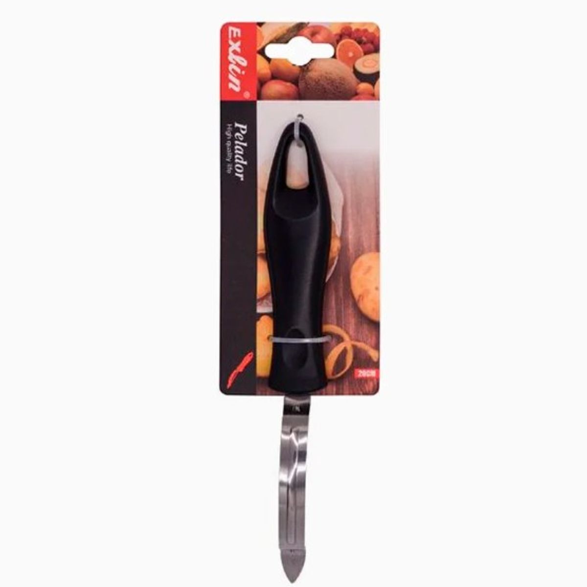 GENERICO - Pelador De Verduras Acero Inoxidable 20Cm