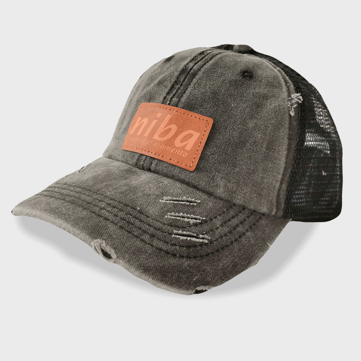 NIBA - Jockey Limited Edition Malla Rasgado Negro Niba