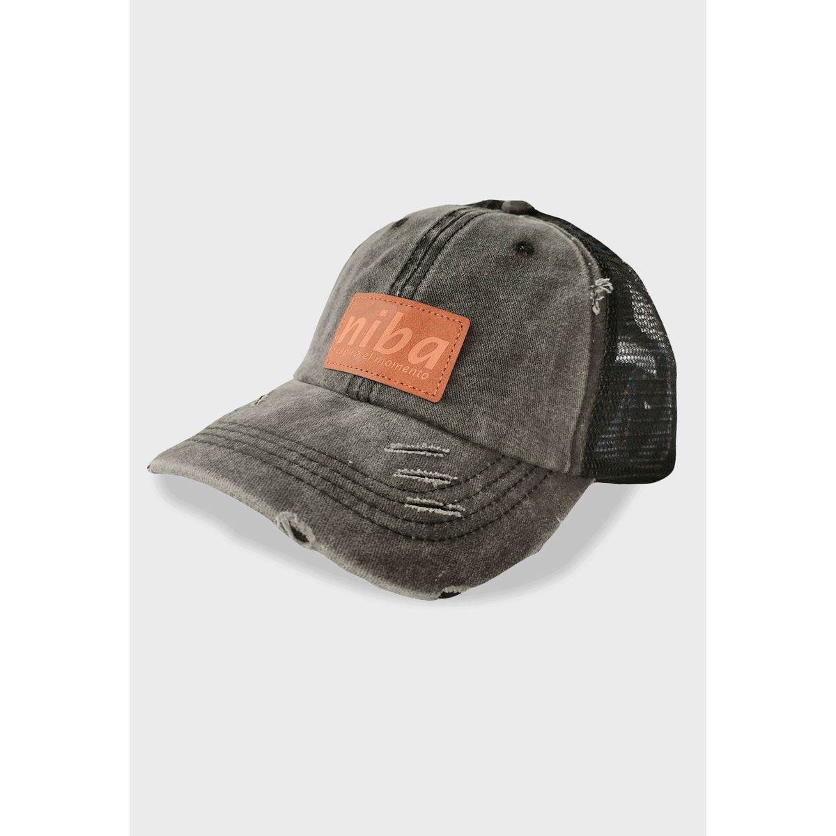 NIBA - Jockey Limited Edition Malla Rasgado Negro Niba