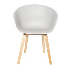 ITAHOME - SILLA DE COMEDOR NAPOLES BLANCO
