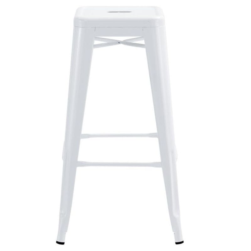 ITAHOME - PISO DE BAR METAL TOLIX BLANCO