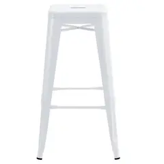 ITAHOME - PISO DE BAR METAL TOLIX BLANCO