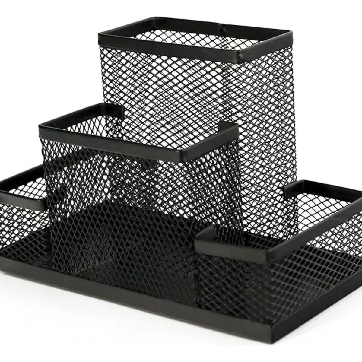 IMPORTCLICK - Organizador Canasto Lápices Metal Escritorio 10.5x15x11 CM IMPORTCLICK