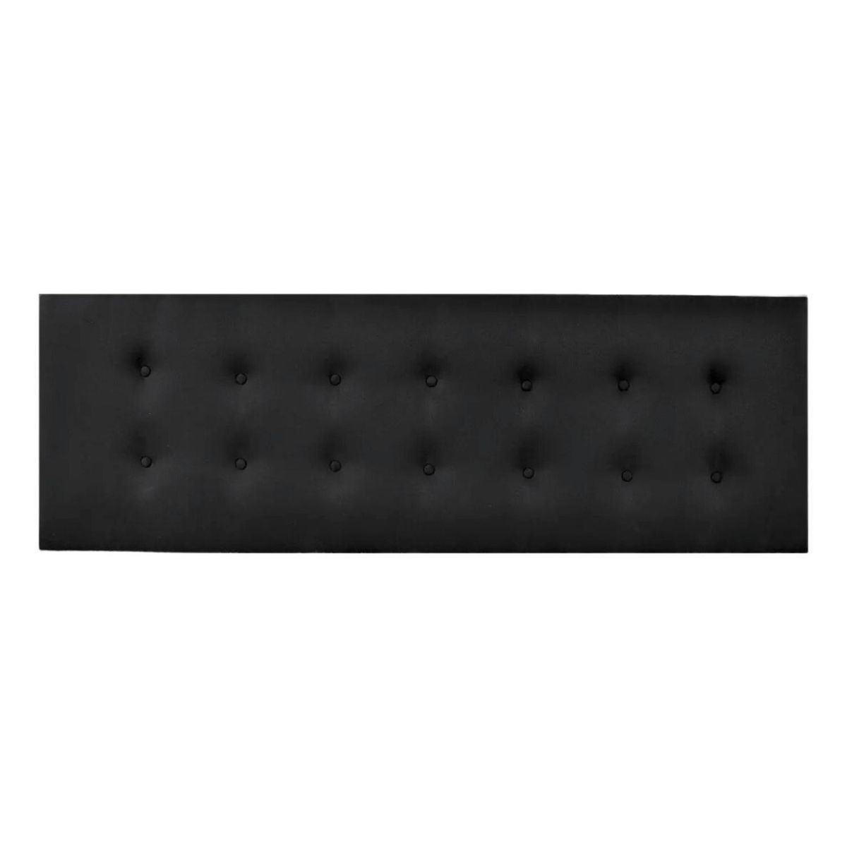 IMPORTCLICK - Respaldo Elegante Super King Capitone Gris Oscuro Lino Botones