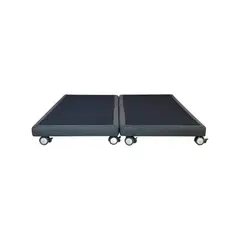 BLOCCARE - Base De Cama 2 plazas L200 cm con ruedas Logo. Para colchon V.elastico