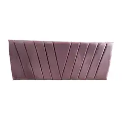 IMPORTCLICK - Respaldo Moderno Lineal En V 2 Plazas 150x60 CM Palo Rosa Felpa