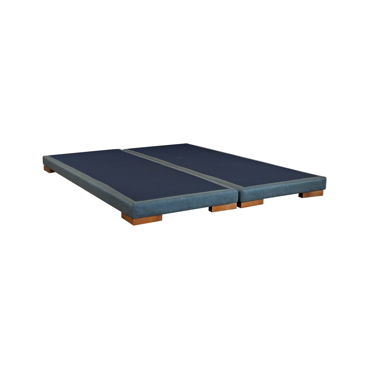 BLOCCARE - Base De Cama 2 Plazas Box 8 cm L 200 cm. Patas 4.5 cm para colchon V.elastico