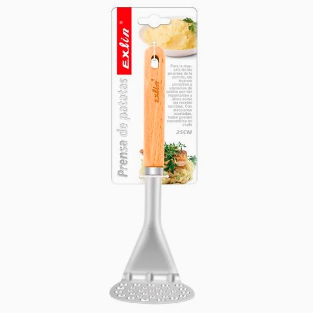 GENERICO - Prensa Patatas Acero Inoxidable 25Cm