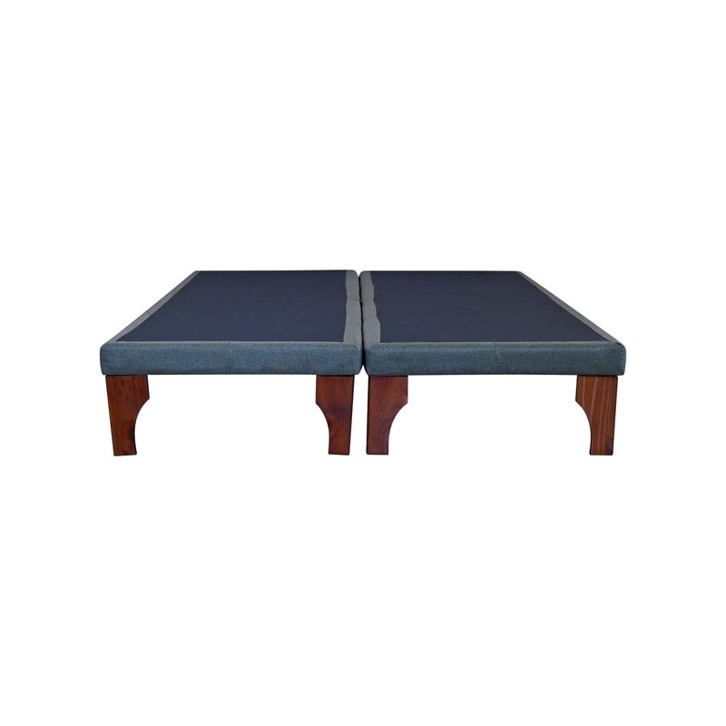 BLOCCARE - Base De Cama 2 Plazas L 200 cm. Patas 24 cm para colchon V.elastico
