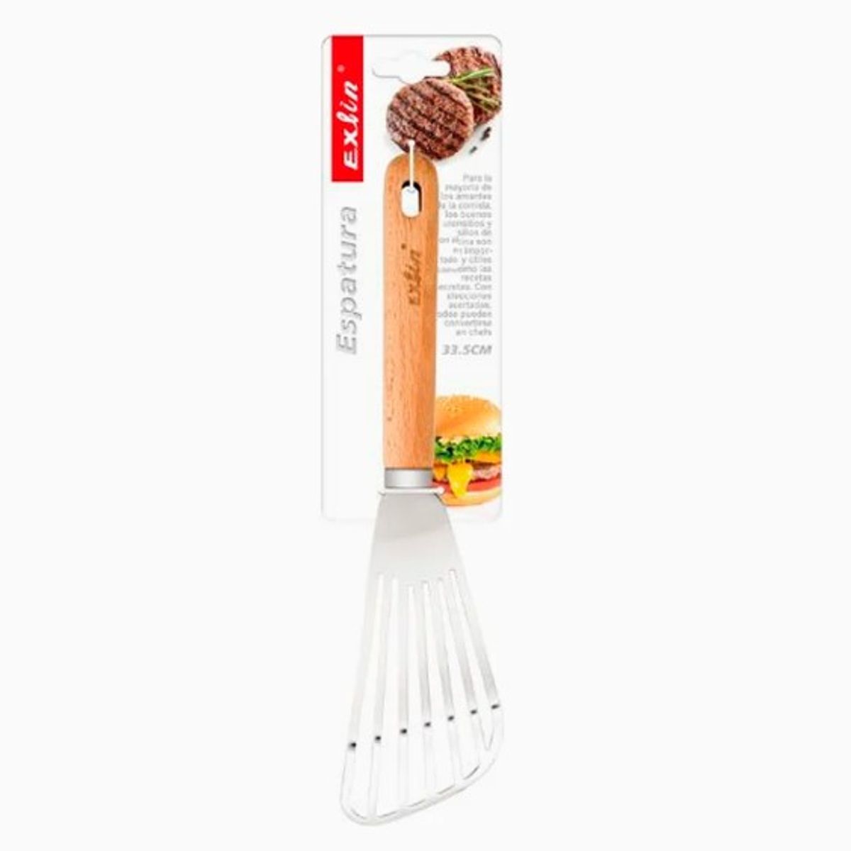 GENERICO - Espátulas Para Carnes Acero Inoxidable 26Cm