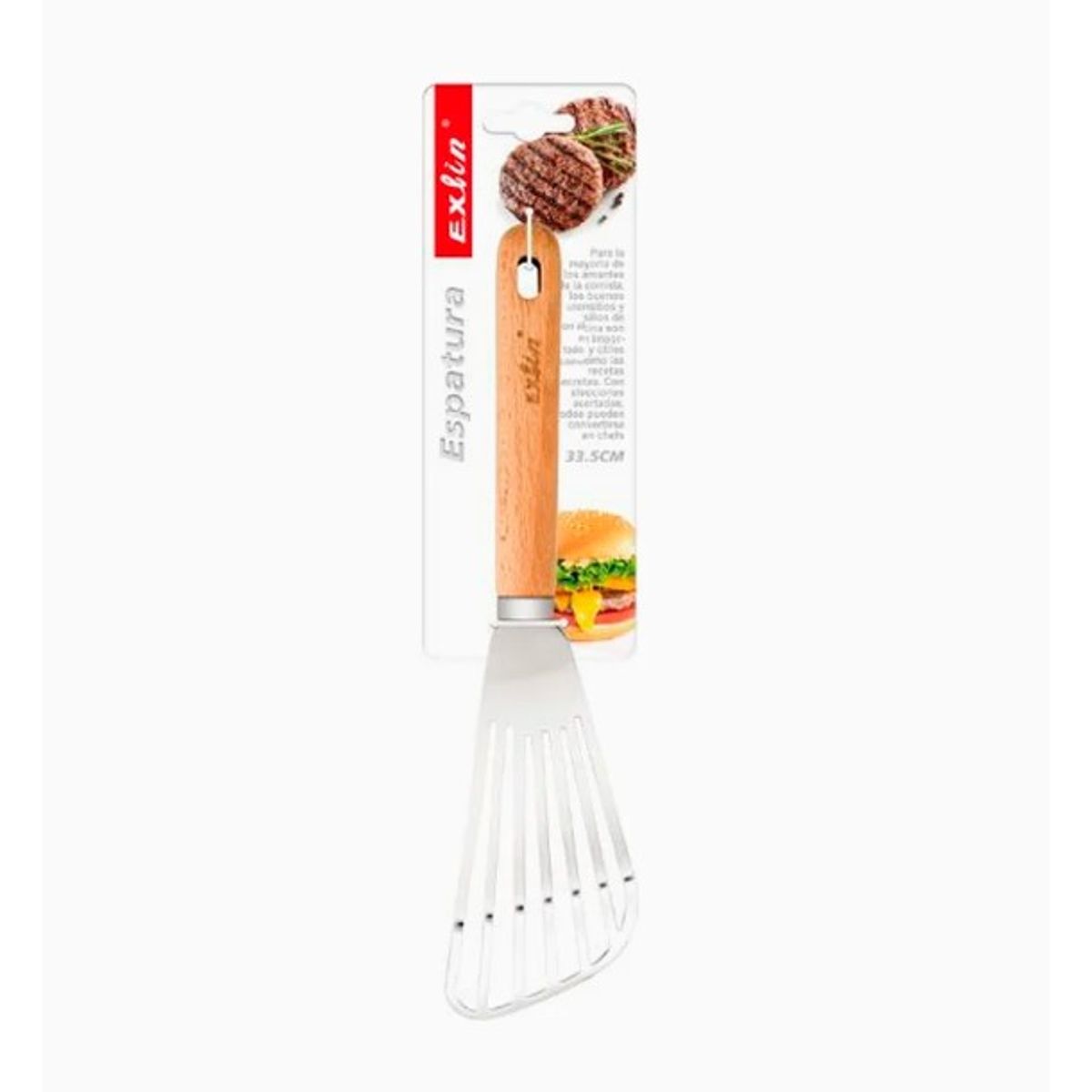 GENERICO - Espátulas Para Carnes Acero Inoxidable 26Cm