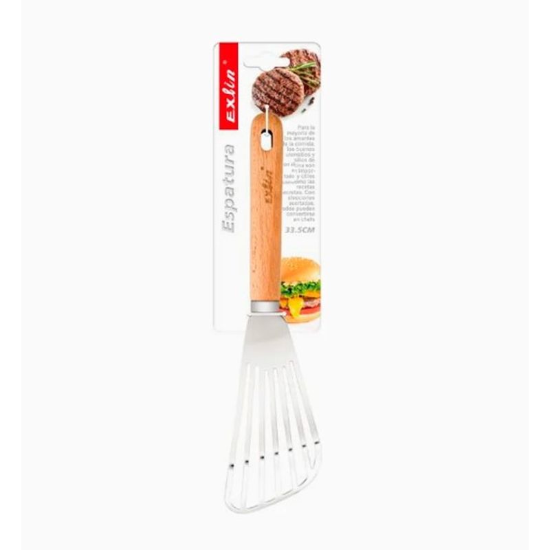GENERICO - Espátulas Para Carnes Acero Inoxidable 26Cm