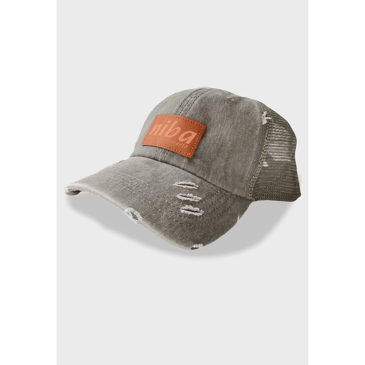 NIBA - Jockey Limited Edition Malla Rasgado Gris Niba