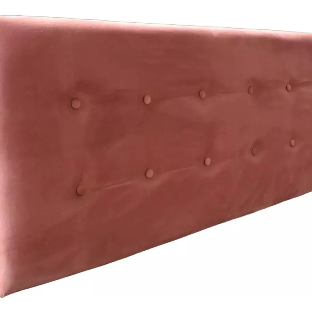 IMPORTCLICK - Respaldo Elegante King Capitone 180x60 CM Palo Rosa Felpa Botones - Palo Rosa