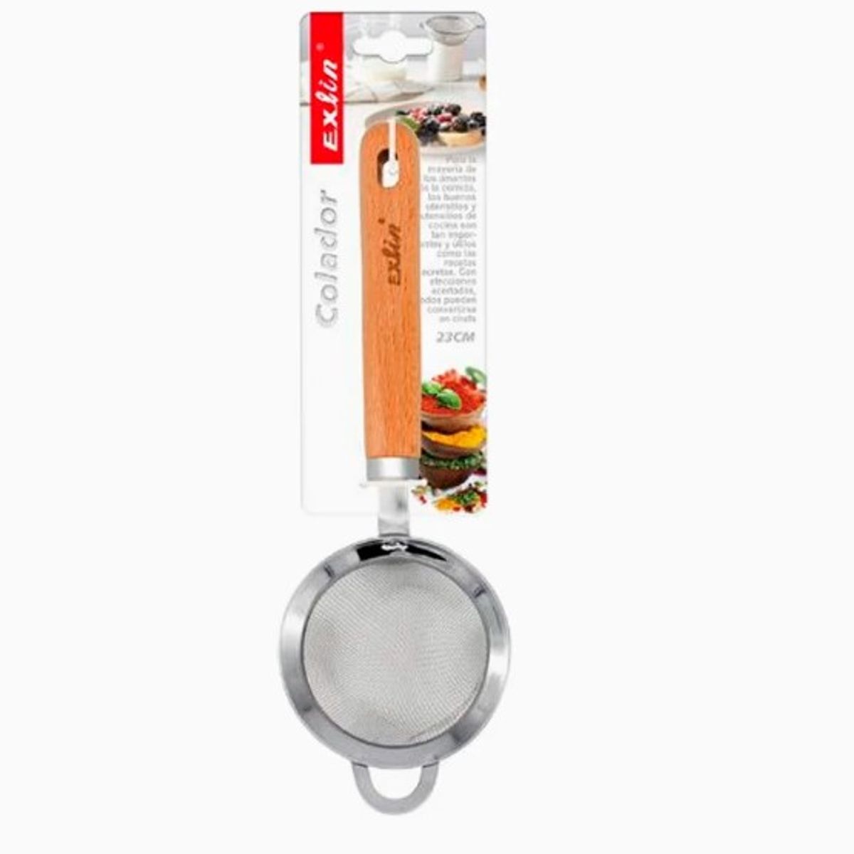 GENERICO - Colador Tamizador Acero Inoxidable 22Cm