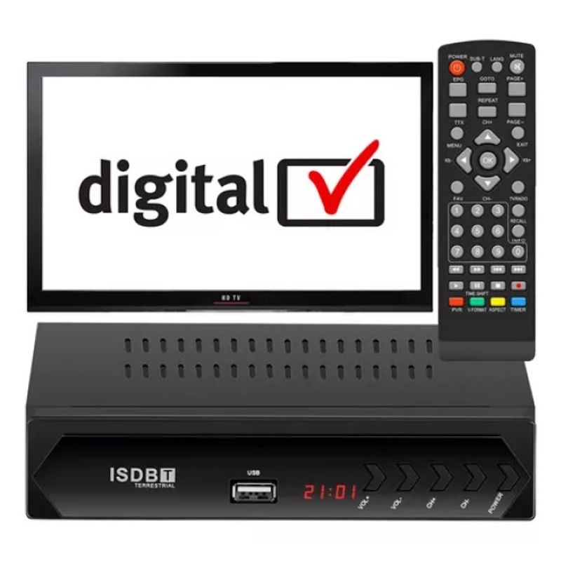 SMARTY - Decodificador Tv Digital FHD Sintonizador ISDBT Terrestrial