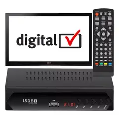 SMARTY - Decodificador Tv Digital FHD Sintonizador ISDBT Terrestrial