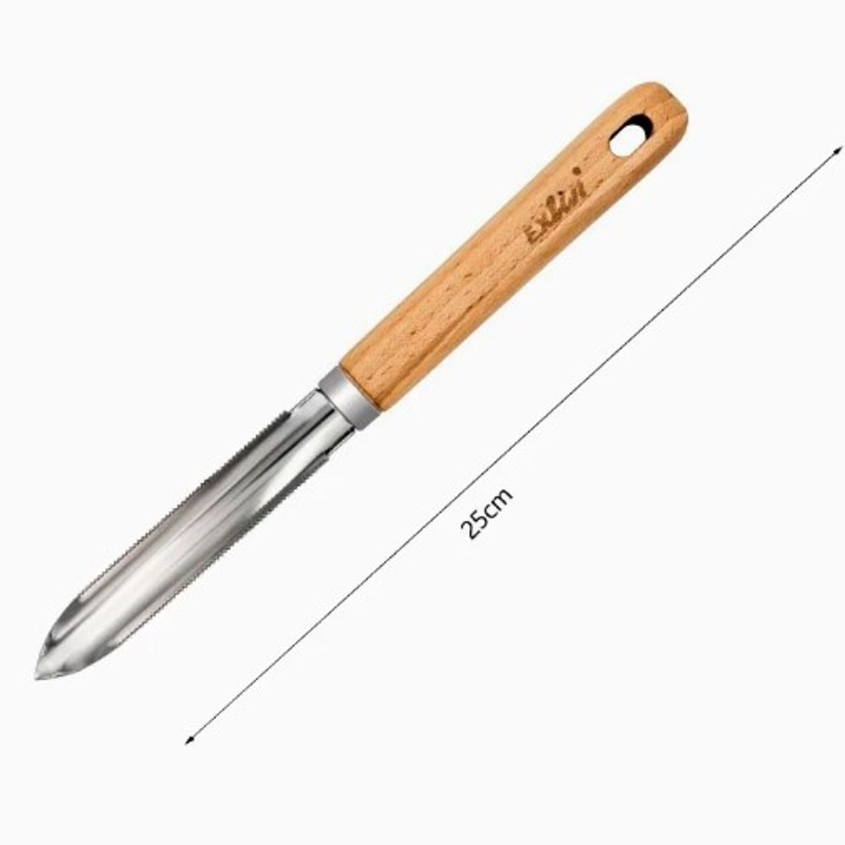 GENERICO - Pelador De Verduras Acero Inoxidable 25Cm