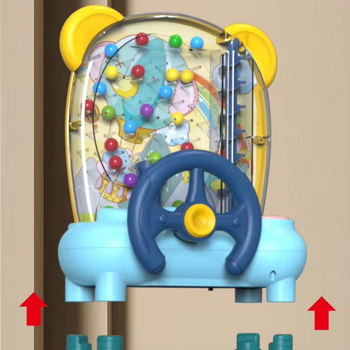 GENERICO - MAQUINA DE JUEGO PARA ATRAPAR PELOTAS NIÑA