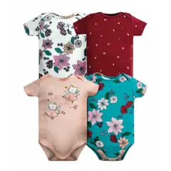 TEDMIMAK - Bodys manga corta set 4 unidades