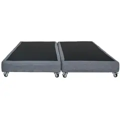 BLOCCARE - Base De Cama 2 plazas L 190cm con Rueda Deluxe.para colchon V.elastico