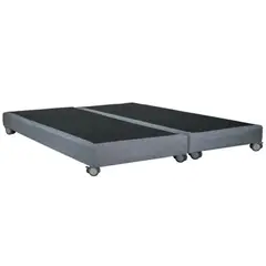 BLOCCARE - Base De Cama 2 plazas dividida Box 13 cm largo 190 cm con rueda Logo