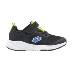 LOTTO - Zapatilla Running Niño - Challenge Negro Azul - Negro