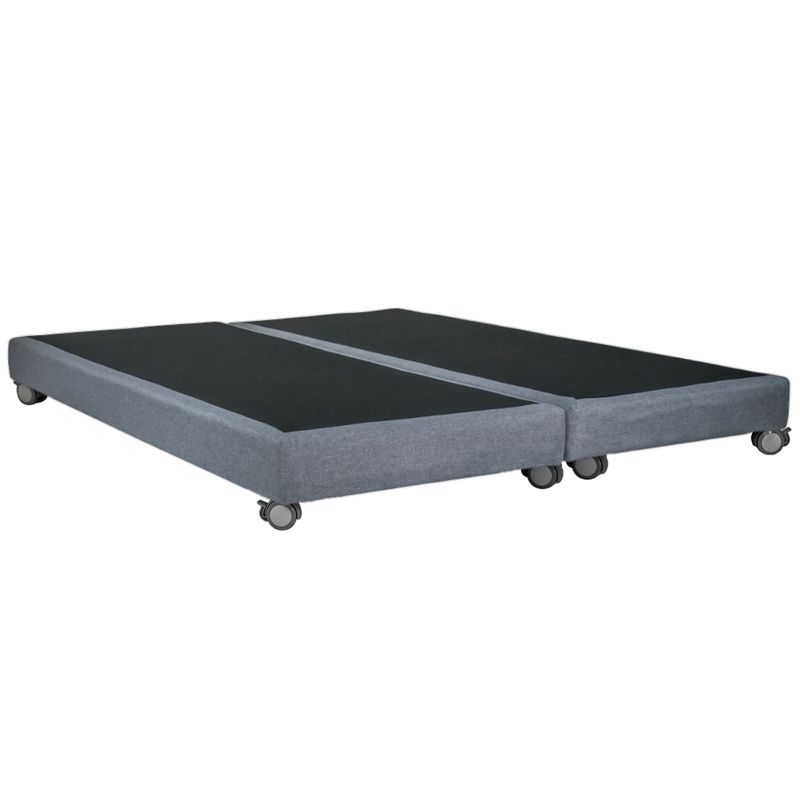 BLOCCARE - Base De Cama 2 plazas dividida Box 13 cm largo 200 cm con rueda Logo