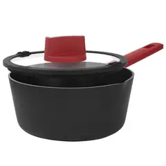 DANNY HOME - Sartén para Salsas con Tapa y Mango Silicona 20 cm