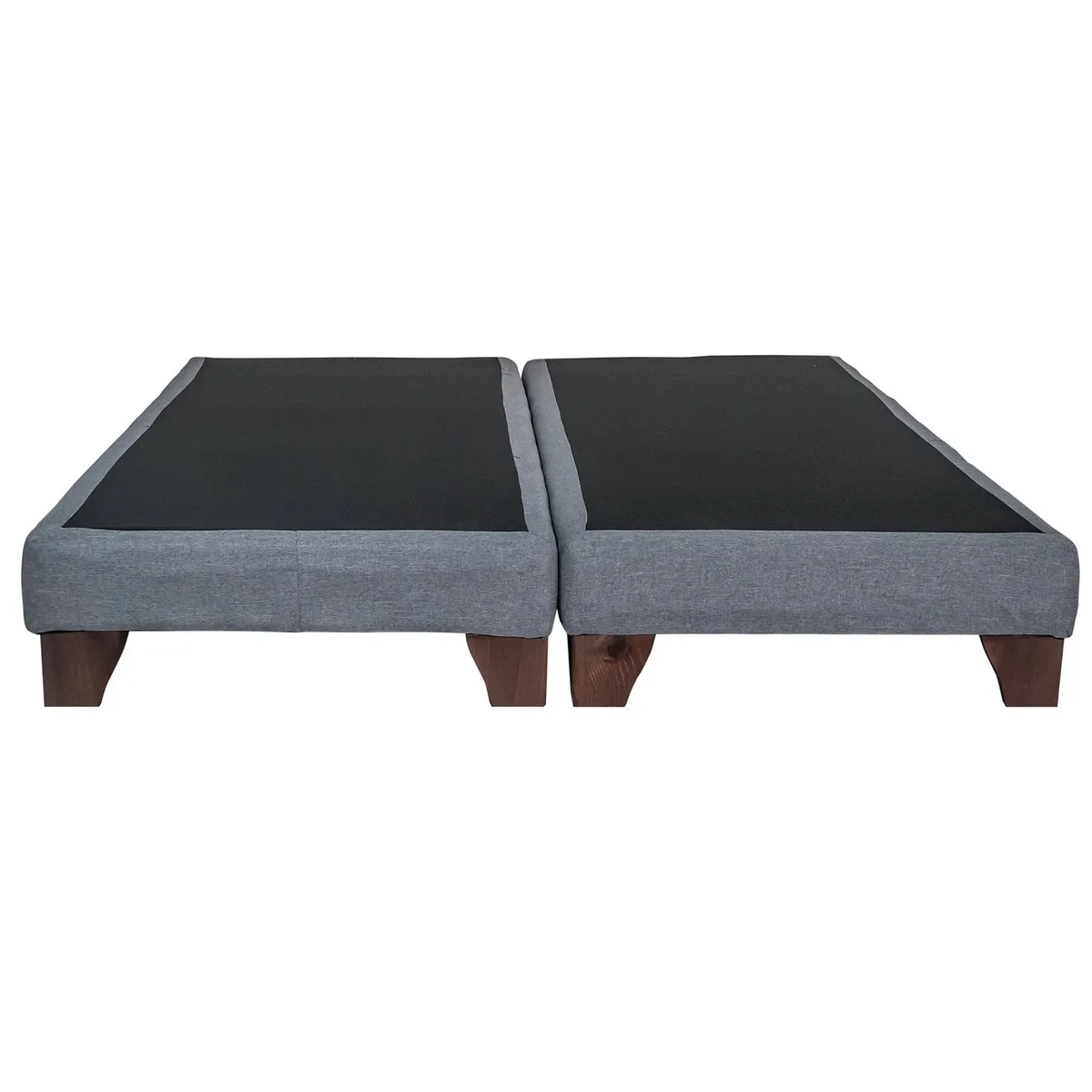 BLOCCARE - Base De Cama 2 Plazas Box 13 cm L200 cm. Patas 11 cm para colchon V.elastico