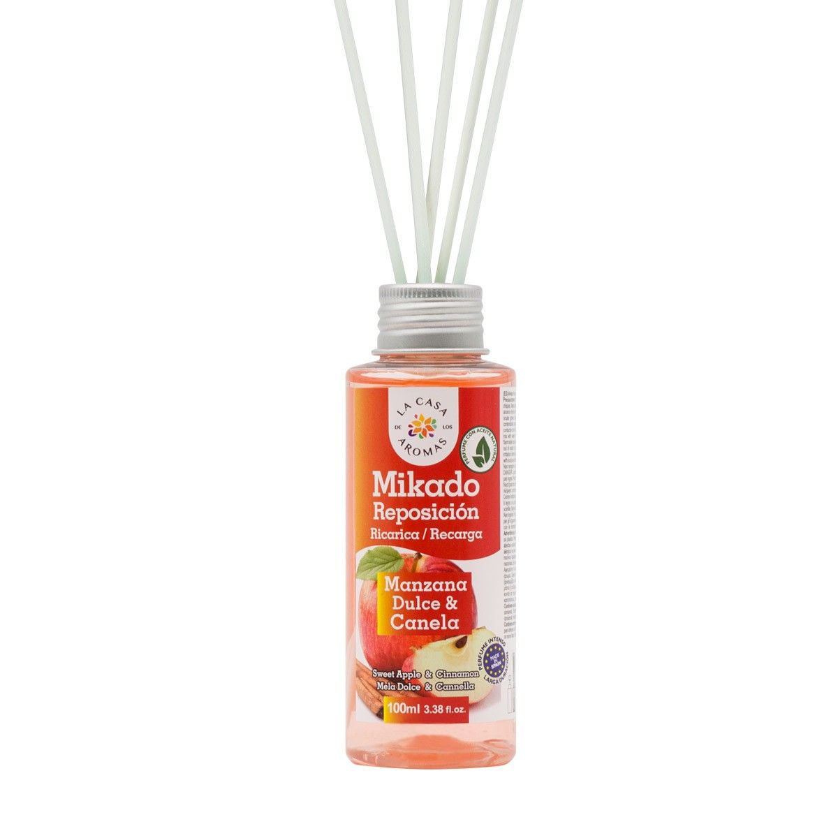 GENERICO - Ambientador Mikado Manzana Dulce  Canela 100ml - La Casa de los Aromas
