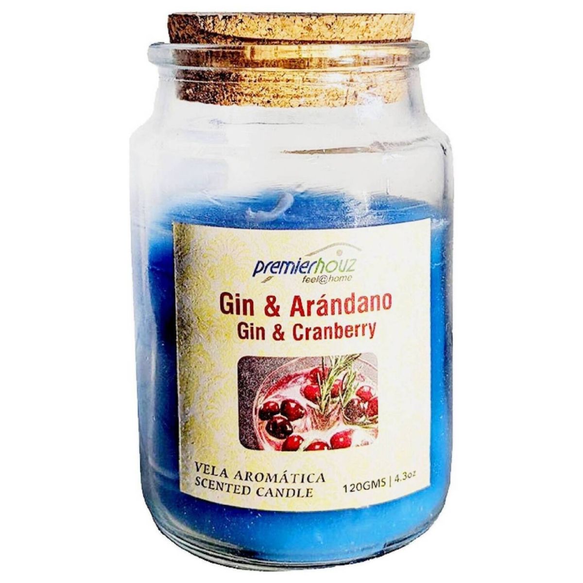 GENERICO - Vela Aromática Gin y Arándano 120gr