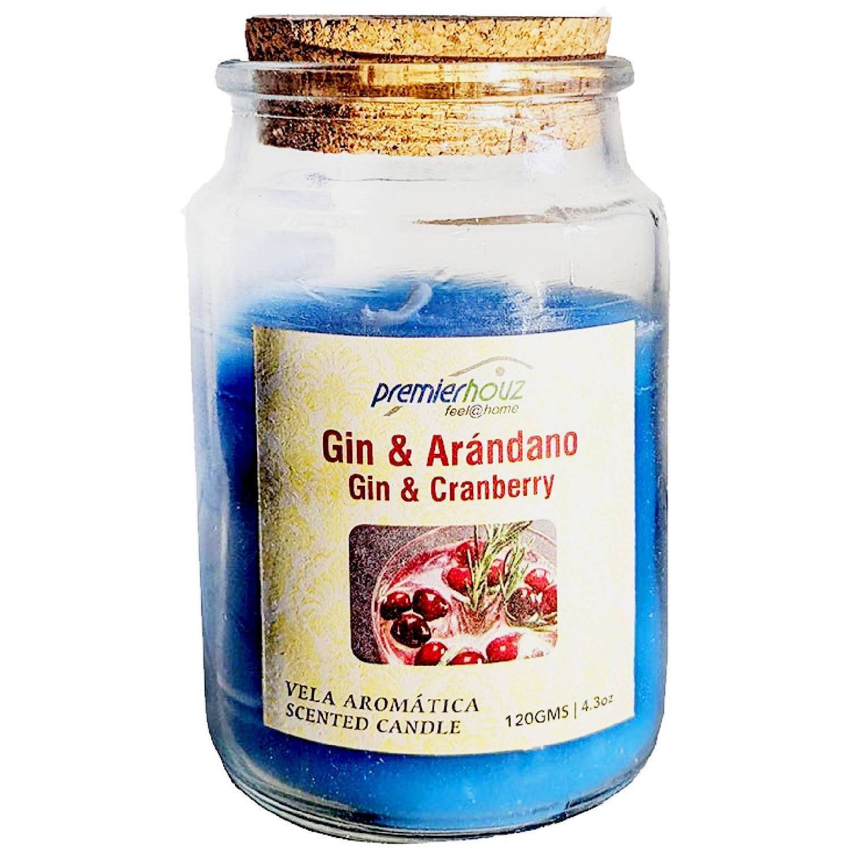 GENERICO - Vela Aromática Gin y Arándano 120gr