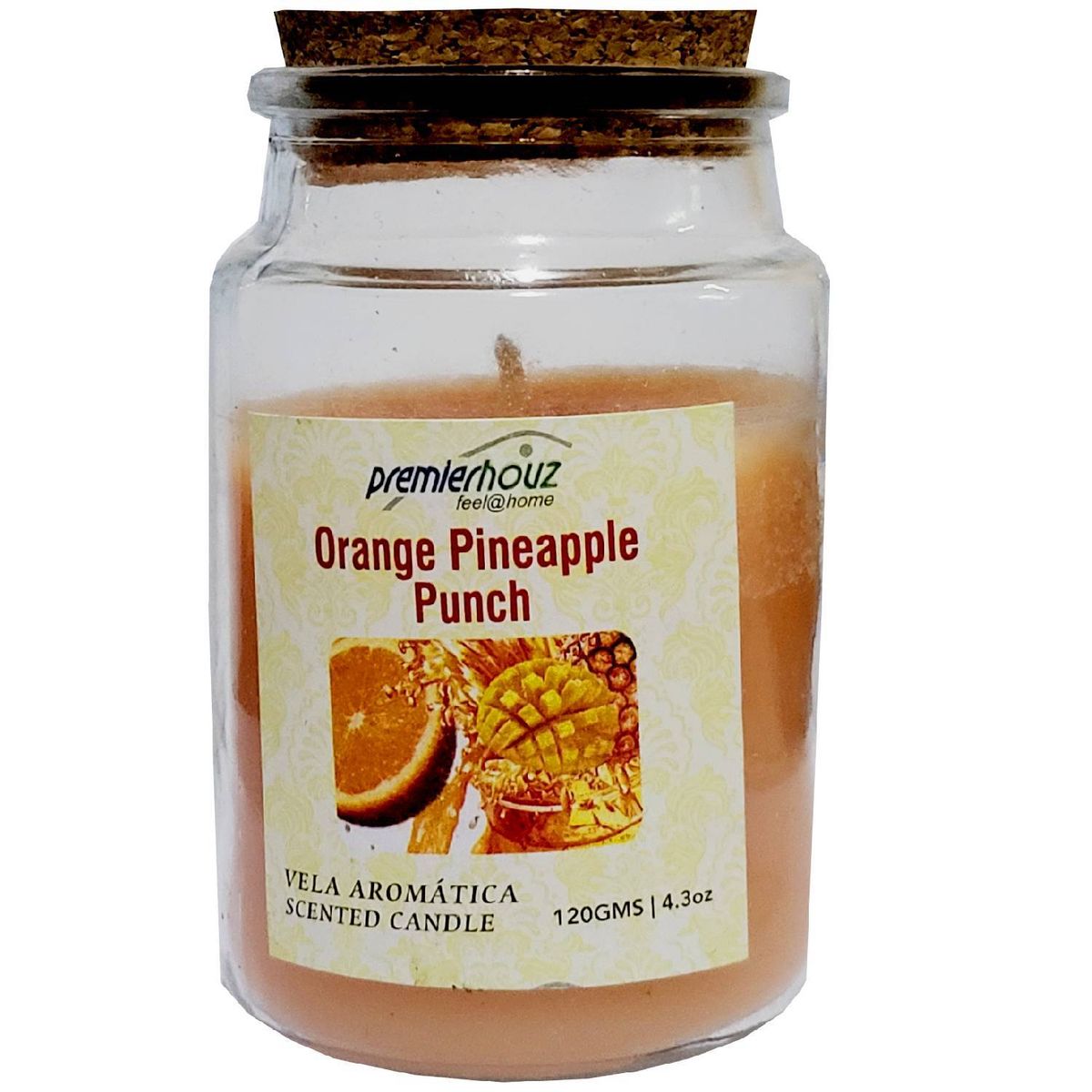 GENERICO - Vela Aromática Naranja Piña 120gr